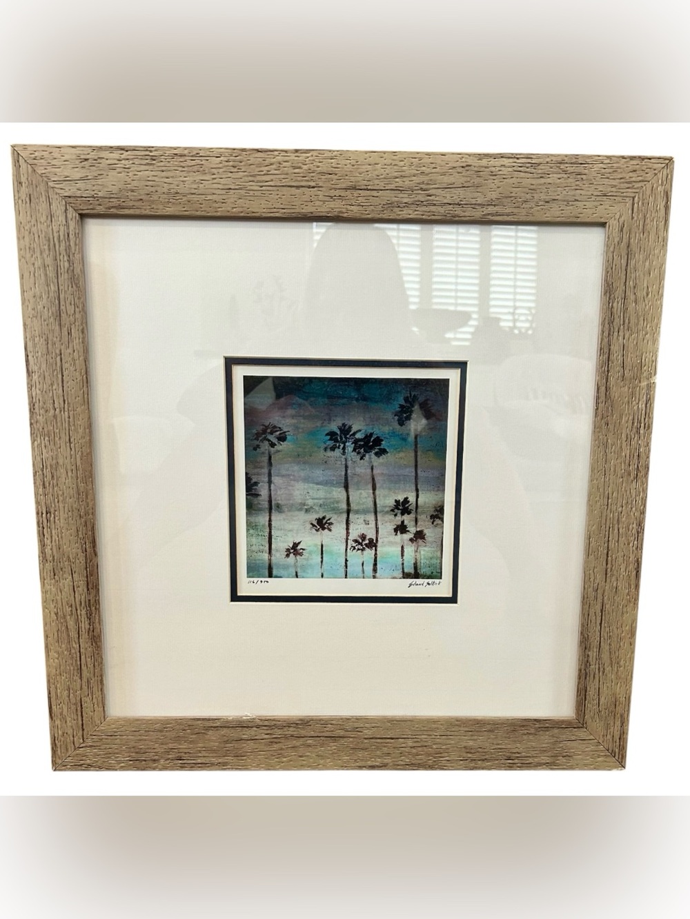 Edward Selkirk Signed Limited Edition Framed Print 116/950 MCM Palm Trees